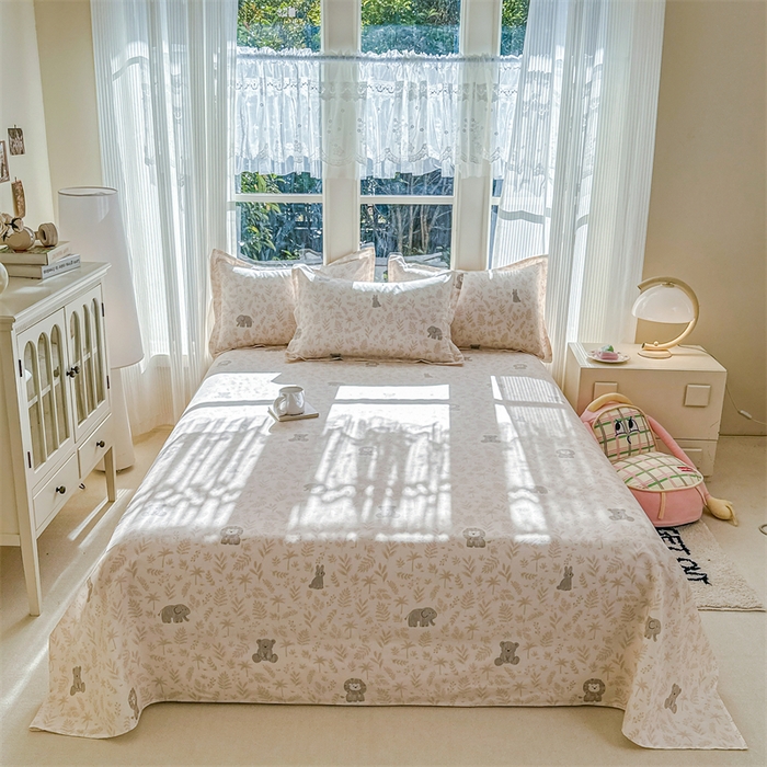 91家纺网 家纺一手货源 找家纺 （总）帛织澜家纺 2026新款A类新疆全棉纯棉12868单品印花床单系列（预留缩水，提供质检报告）