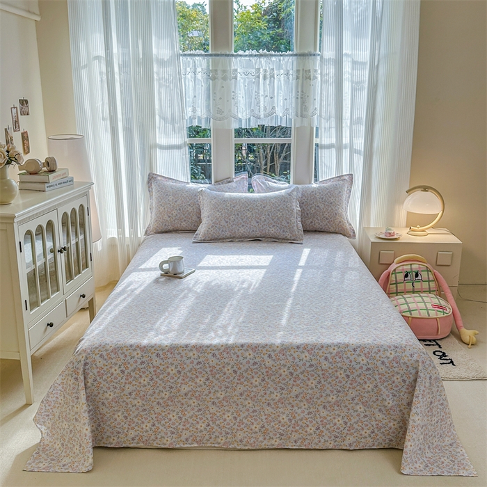 91家纺网 家纺一手货源 找家纺 （总）帛织澜家纺 2026新款A类新疆全棉纯棉12868单品印花床单系列（预留缩水，提供质检报告）