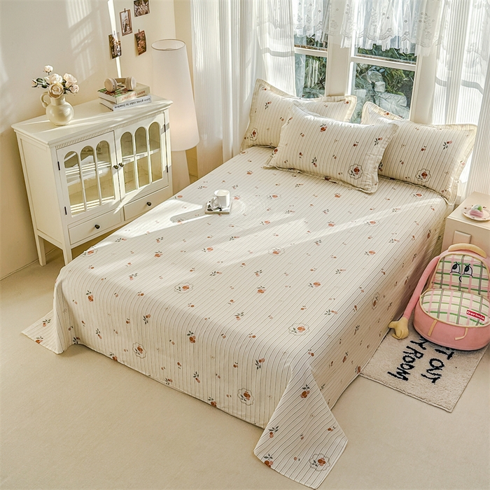 91家纺网 家纺一手货源 找家纺 帛织澜家纺 2026新款A类新疆全棉纯棉12868单品印花床单系列（预留缩水，提供质检报告） 果奇