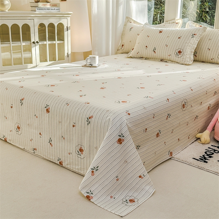 91家纺网 家纺一手货源 找家纺 帛织澜家纺 2026新款A类新疆全棉纯棉12868单品印花床单系列（预留缩水，提供质检报告） 果奇