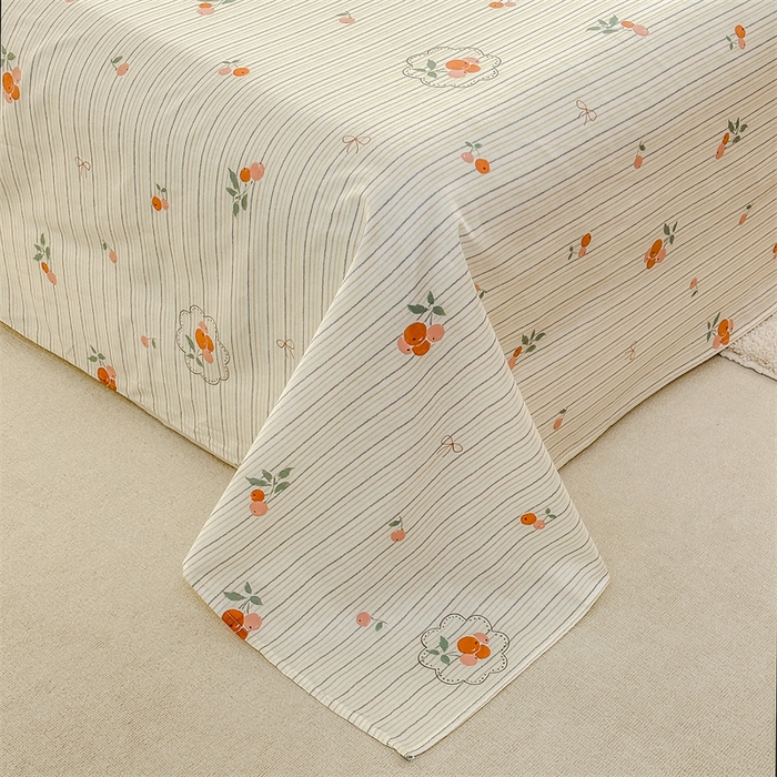 91家纺网 家纺一手货源 找家纺 帛织澜家纺 2026新款A类新疆全棉纯棉12868单品印花床单系列（预留缩水，提供质检报告） 果奇