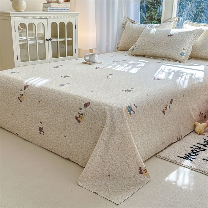 91家纺网 家纺一手货源 找家纺 帛织澜家纺 2026新款A类新疆全棉纯棉12868单品印花床单系列（预留缩水，提供质检报告） 碎花学院