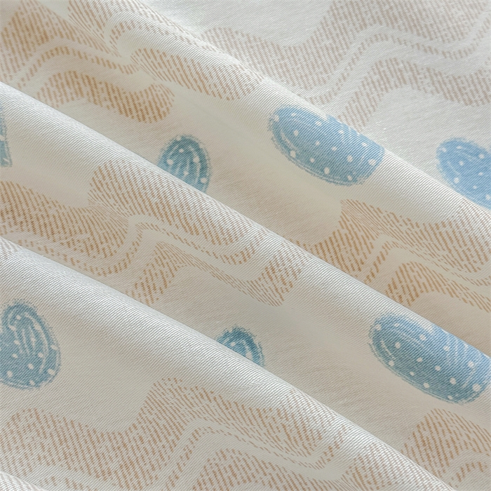 91家纺网 家纺一手货源 找家纺 帛织澜家纺 2026新款A类新疆全棉纯棉12868单品印花床单系列（预留缩水，提供质检报告） 心动旋律