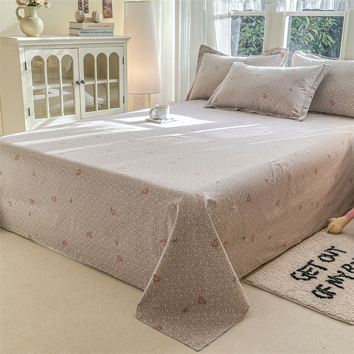 91家纺网 家纺一手货源 找家纺 帛织澜家纺 2026新款A类新疆全棉纯棉12868单品印花床单系列（预留缩水，提供质检报告） 碎花拾影