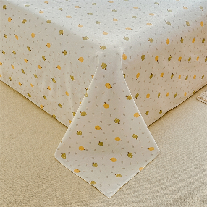 91家纺网 家纺一手货源 找家纺 帛织澜家纺 2026新款A类新疆全棉纯棉12868单品印花床单系列（预留缩水，提供质检报告） 树拾光