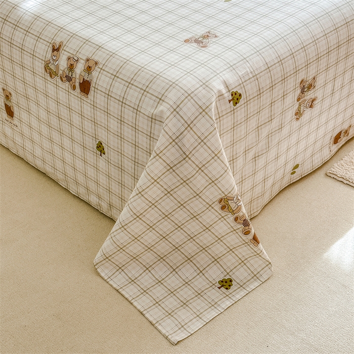 91家纺网 家纺一手货源 找家纺 帛织澜家纺 2026新款A类新疆全棉纯棉12868单品印花床单系列（预留缩水，提供质检报告） 欢乐伙伴