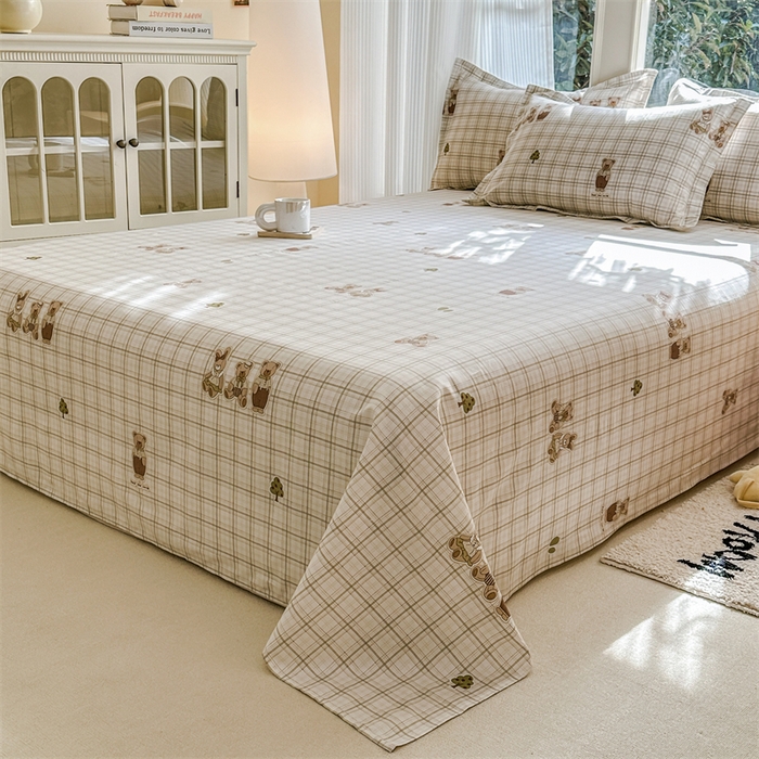 91家纺网 家纺一手货源 找家纺 帛织澜家纺 2026新款A类新疆全棉纯棉12868单品印花床单系列（预留缩水，提供质检报告） 欢乐伙伴