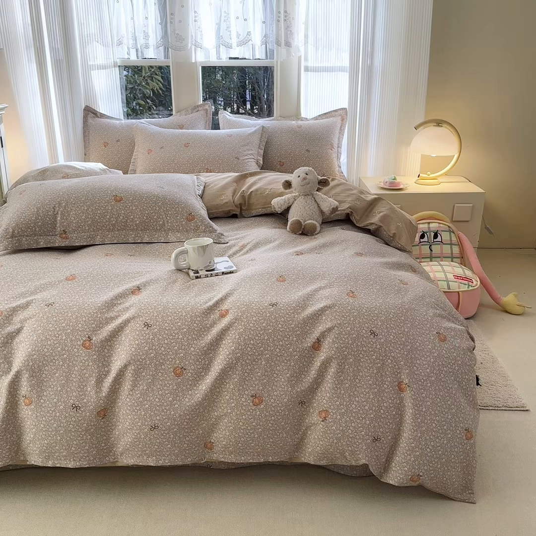 91家纺网 家纺一手货源 找家纺 帛织澜家纺 2026新款A类新疆全棉纯棉12868单品印花床单系列（预留缩水，提供质检报告） 碎花拾影