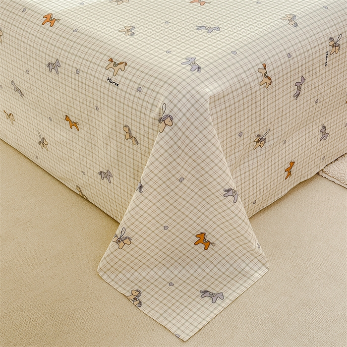 91家纺网 家纺一手货源 找家纺 帛织澜家纺 2026新款A类新疆全棉纯棉12868单品印花床单系列（预留缩水，提供质检报告） 马到成功