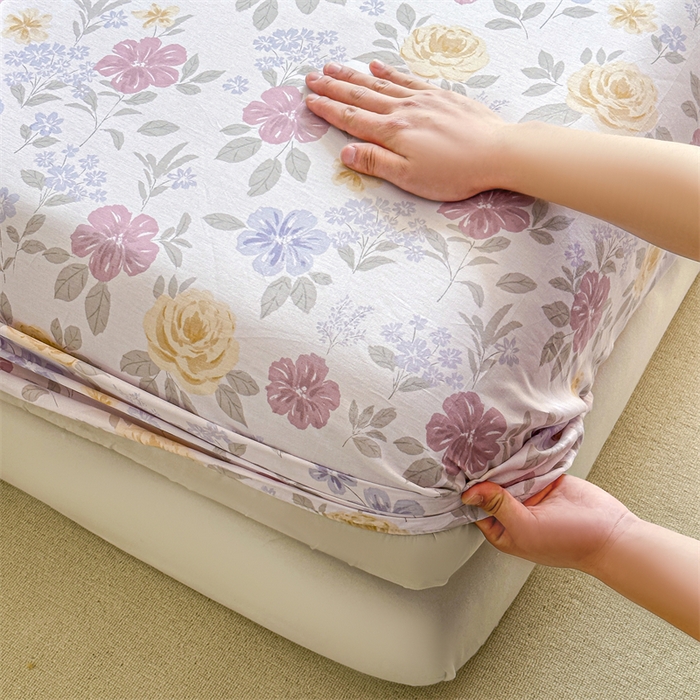 91家纺网 家纺一手货源 找家纺 （总）帛织澜家纺 2026新款A类新疆全棉纯棉12868单品印花床笠系列（预留缩水，提供质检报告）