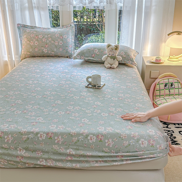 91家纺网 家纺一手货源 找家纺 （总）帛织澜家纺 2026新款A类新疆全棉纯棉12868单品印花床笠系列（预留缩水，提供质检报告）