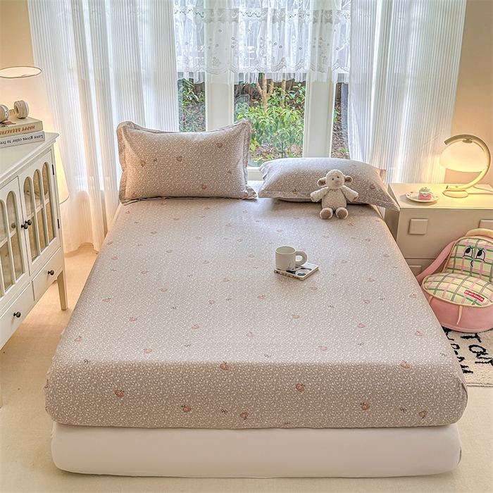 91家纺网 家纺一手货源 找家纺 帛织澜家纺 2026新款A类新疆全棉纯棉12868单品印花床笠系列（预留缩水，提供质检报告） 碎花拾影