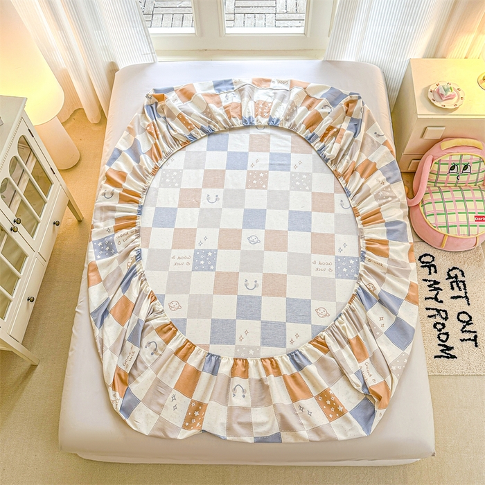 91家纺网 家纺一手货源 找家纺 帛织澜家纺 2026新款A类新疆全棉纯棉12868单品印花床笠系列（预留缩水，提供质检报告） 流浪星球