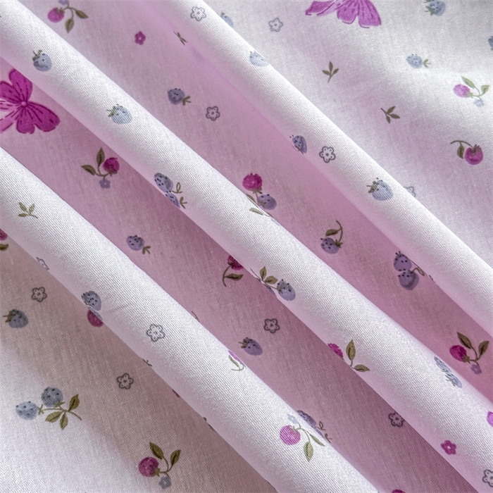 91家纺网 家纺一手货源 找家纺 帛织澜家纺 2026新款A类新疆全棉纯棉12868单品印花床笠系列（预留缩水，提供质检报告） 童话花町