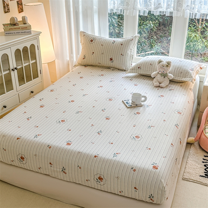 91家纺网 家纺一手货源 找家纺 帛织澜家纺 2026新款A类新疆全棉纯棉12868单品印花床笠系列（预留缩水，提供质检报告） 果奇