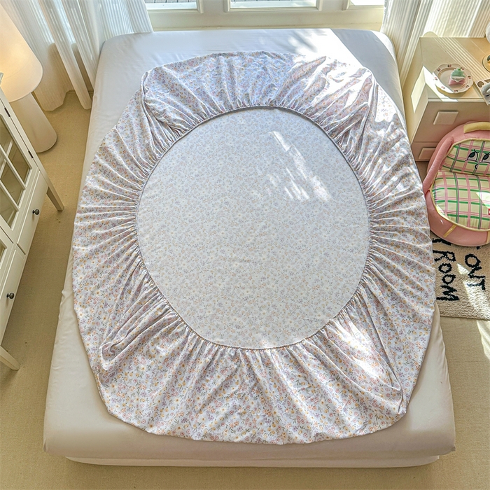 91家纺网 家纺一手货源 找家纺 帛织澜家纺 2026新款A类新疆全棉纯棉12868单品印花床笠系列（预留缩水，提供质检报告） 樱芝