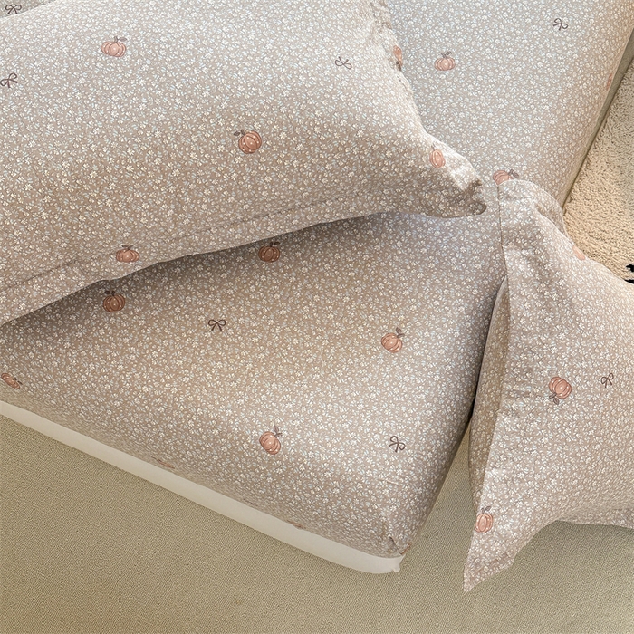 91家纺网 家纺一手货源 找家纺 帛织澜家纺 2026新款A类新疆全棉纯棉12868单品印花床笠系列（预留缩水，提供质检报告） 碎花拾影