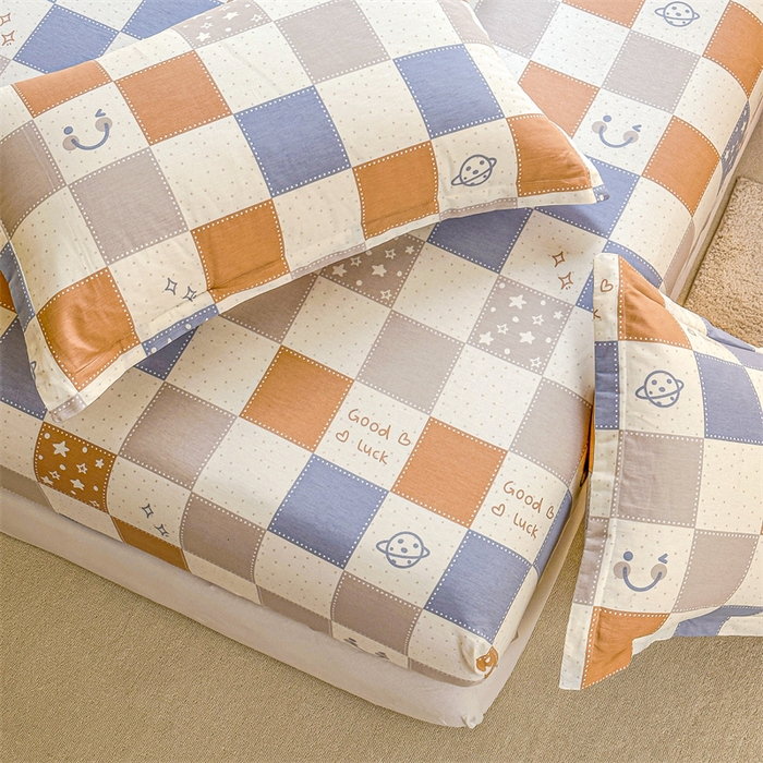 91家纺网 家纺一手货源 找家纺 帛织澜家纺 2026新款A类新疆全棉纯棉12868单品印花床笠系列（预留缩水，提供质检报告） 流浪星球