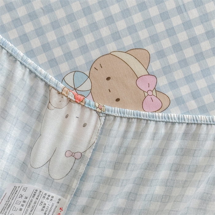 91家纺网 家纺一手货源 找家纺 帛织澜家纺 2026新款A类新疆全棉纯棉12868单品印花床笠系列（预留缩水，提供质检报告） 萌友聚会