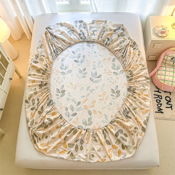 91家纺网 家纺一手货源 找家纺 帛织澜家纺 2026新款A类新疆全棉纯棉12868单品印花床笠系列（预留缩水，提供质检报告） 飘林