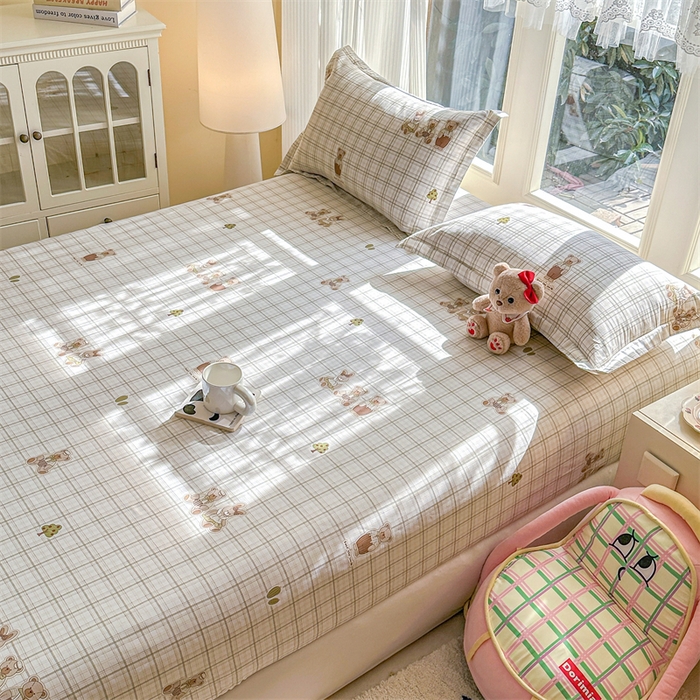 91家纺网 家纺一手货源 找家纺 帛织澜家纺 2026新款A类新疆全棉纯棉12868单品印花床笠系列（预留缩水，提供质检报告） 欢乐伙伴