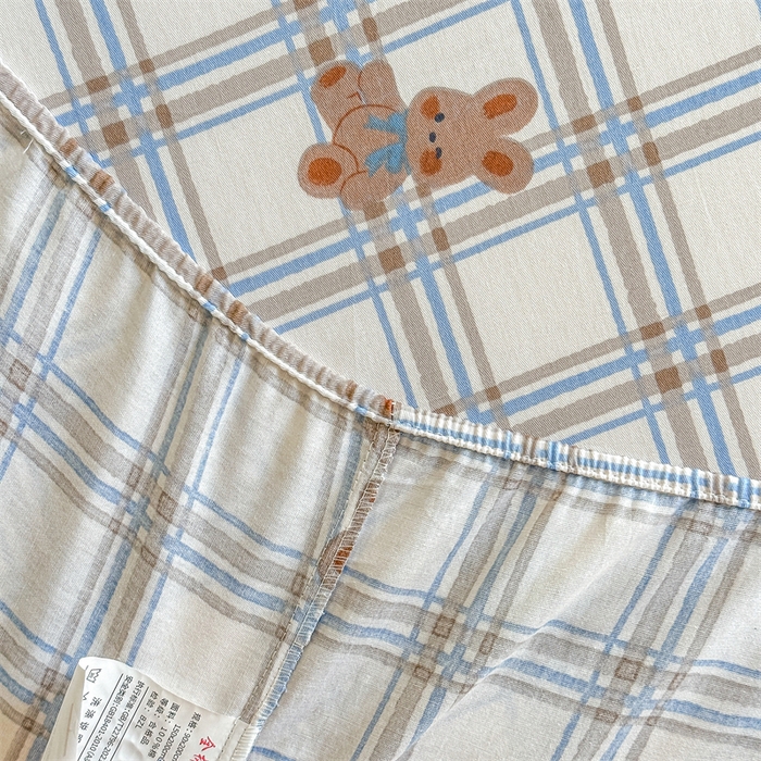 91家纺网 家纺一手货源 找家纺 帛织澜家纺 2026新款A类新疆全棉纯棉12868单品印花床笠系列（预留缩水，提供质检报告） 卡诺奇