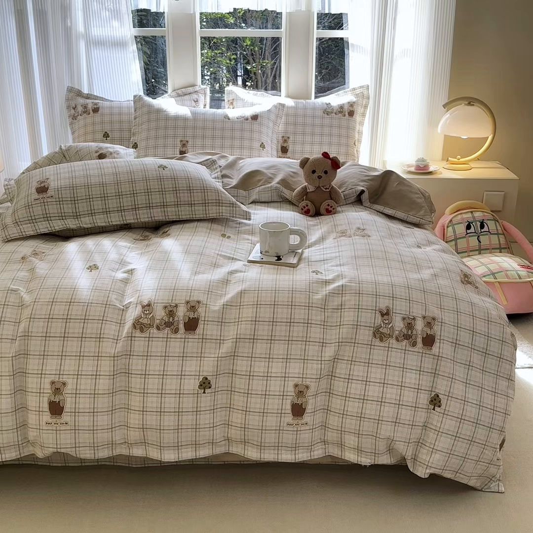 91家纺网 家纺一手货源 找家纺 帛织澜家纺 2026新款A类新疆全棉纯棉12868单品印花床笠系列（预留缩水，提供质检报告） 欢乐伙伴