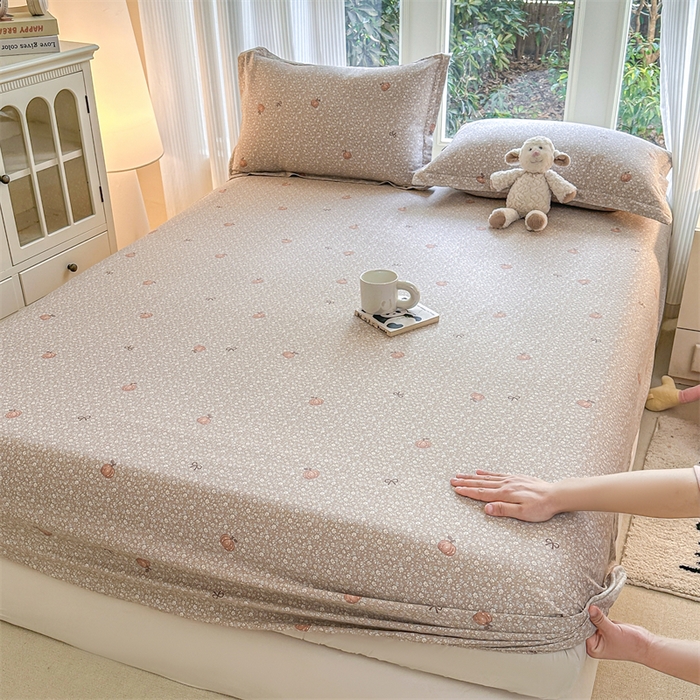 91家纺网 家纺一手货源 找家纺 帛织澜家纺 2026新款A类新疆全棉纯棉12868单品印花床笠系列（预留缩水，提供质检报告） 碎花拾影