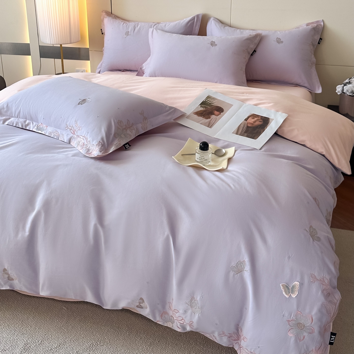 91家纺网 家纺一手货源 找家纺 （总）乐美家纺 2026年春夏新品全棉刺绣花至系列四件套