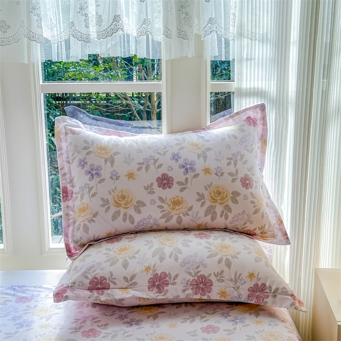 91家纺网 家纺一手货源 找家纺 （总）帛织澜家纺 2026新款A类新疆全棉纯棉12868单品印花枕套系列（预留缩水，提供质检报告）