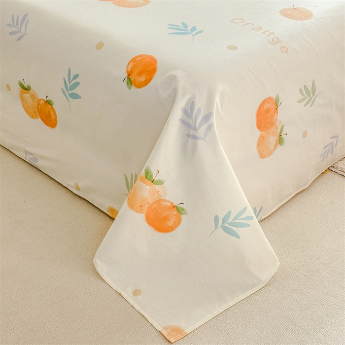 91家纺网 家纺一手货源 找家纺 帛织澜家纺 2026新款A类新疆全棉纯棉12868单品印花枕套系列（预留缩水，提供质检报告） 鲜橙多