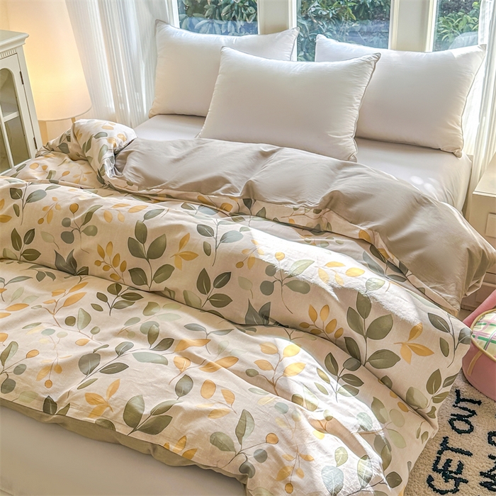 91家纺网 家纺一手货源 找家纺 帛织澜家纺 2026新款A类新疆全棉纯棉12868单品印花枕套系列（预留缩水，提供质检报告） 飘林