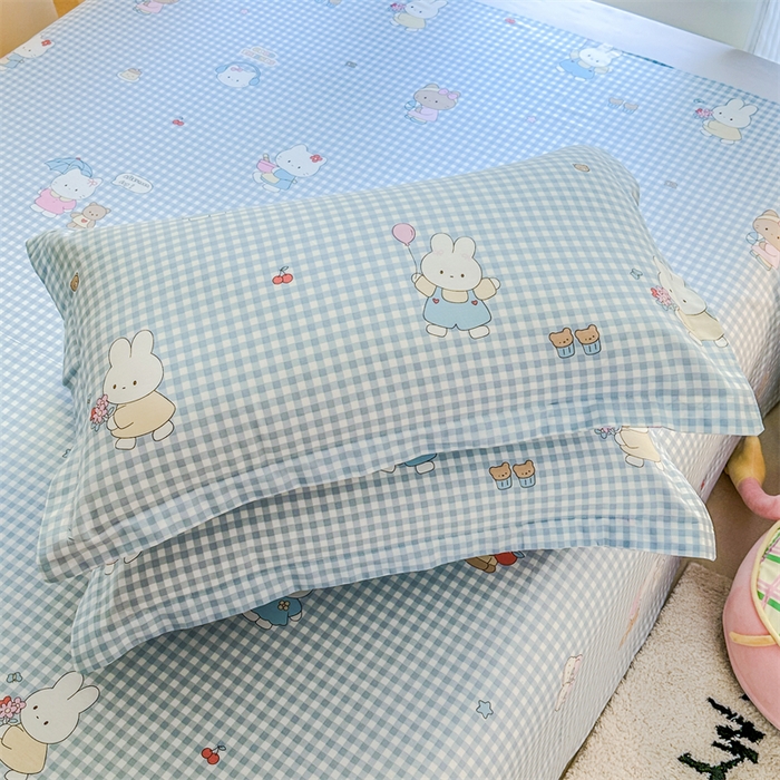 91家纺网 家纺一手货源 找家纺 帛织澜家纺 2026新款A类新疆全棉纯棉12868单品印花枕套系列（预留缩水，提供质检报告） 萌友聚会