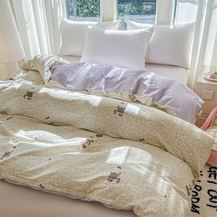 91家纺网 家纺一手货源 找家纺 帛织澜家纺 2026新款A类新疆全棉纯棉12868单品印花枕套系列（预留缩水，提供质检报告） 碎花学院