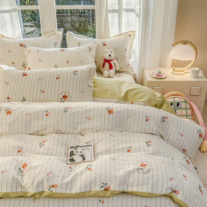 91家纺网 家纺一手货源 找家纺 帛织澜家纺 2026新款A类新疆全棉纯棉12868单品印花枕套系列（预留缩水，提供质检报告） 果奇