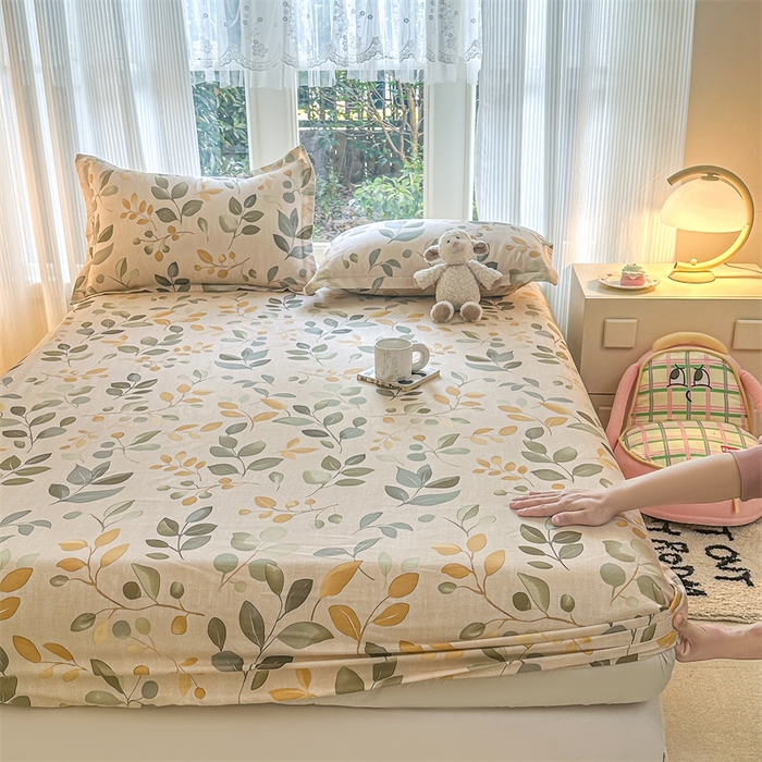 91家纺网 家纺一手货源 找家纺 帛织澜家纺 2026新款A类新疆全棉纯棉12868单品印花枕套系列（预留缩水，提供质检报告） 飘林