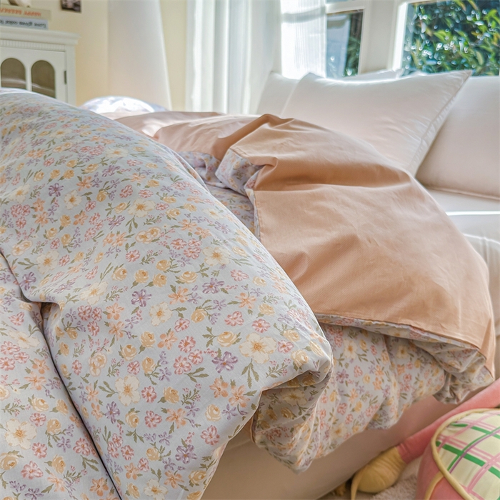 91家纺网 家纺一手货源 找家纺 帛织澜家纺 2026新款A类新疆全棉纯棉12868单品印花枕套系列（预留缩水，提供质检报告） 樱芝