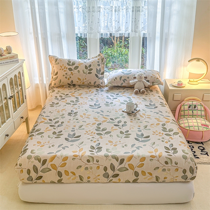 91家纺网 家纺一手货源 找家纺 帛织澜家纺 2026新款A类新疆全棉纯棉12868单品印花枕套系列（预留缩水，提供质检报告） 飘林