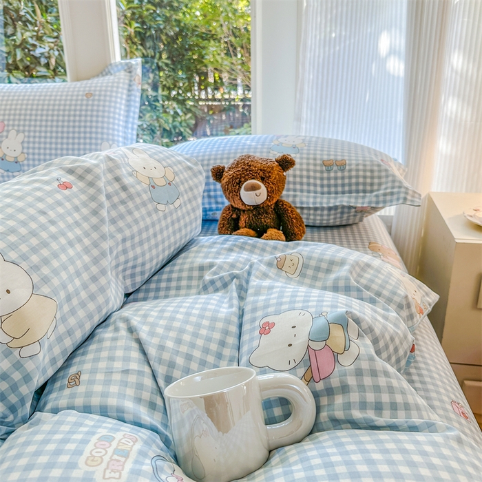 91家纺网 家纺一手货源 找家纺 帛织澜家纺 2026新款A类新疆全棉纯棉12868单品印花枕套系列（预留缩水，提供质检报告） 萌友聚会