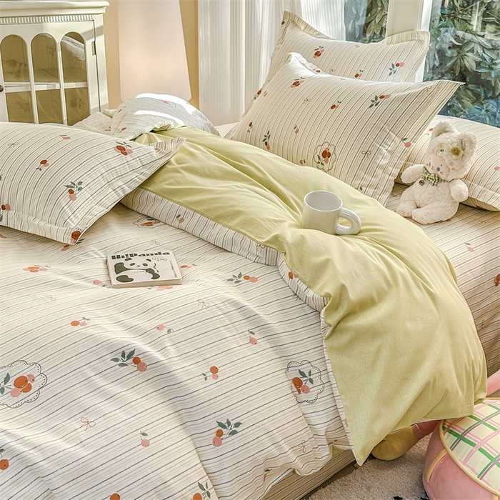 91家纺网 家纺一手货源 找家纺 帛织澜家纺 2026新款A类新疆全棉纯棉12868单品印花枕套系列（预留缩水，提供质检报告） 果奇