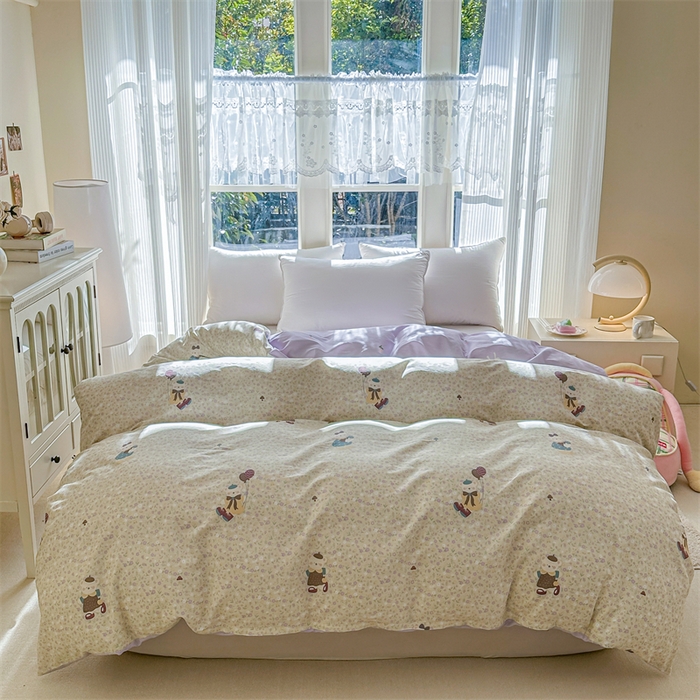 91家纺网 家纺一手货源 找家纺 帛织澜家纺 2026新款A类新疆全棉纯棉12868单品印花枕套系列（预留缩水，提供质检报告） 碎花学院