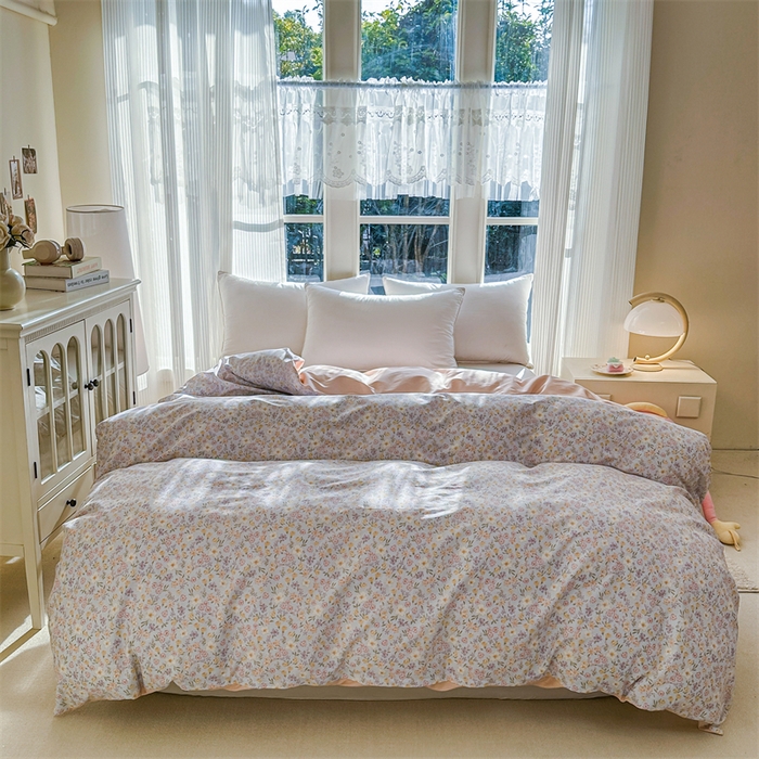 91家纺网 家纺一手货源 找家纺 帛织澜家纺 2026新款A类新疆全棉纯棉12868单品印花枕套系列（预留缩水，提供质检报告） 樱芝