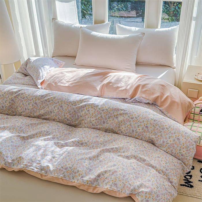 91家纺网 家纺一手货源 找家纺 帛织澜家纺 2026新款A类新疆全棉纯棉12868单品印花枕套系列（预留缩水，提供质检报告） 樱芝