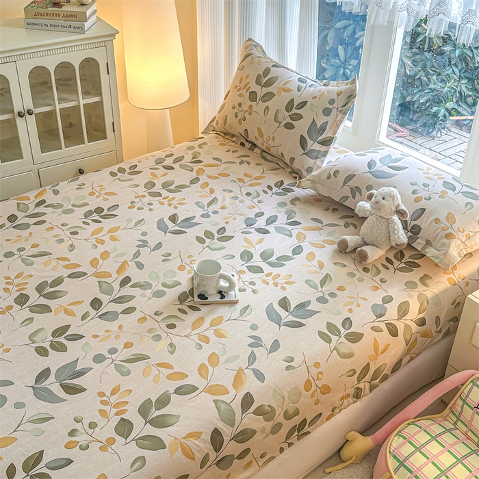 91家纺网 家纺一手货源 找家纺 帛织澜家纺 2026新款A类新疆全棉纯棉12868单品印花枕套系列（预留缩水，提供质检报告） 飘林