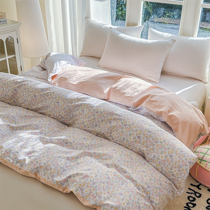 91家纺网 家纺一手货源 找家纺 帛织澜家纺 2026新款A类新疆全棉纯棉12868单品印花枕套系列（预留缩水，提供质检报告） 樱芝