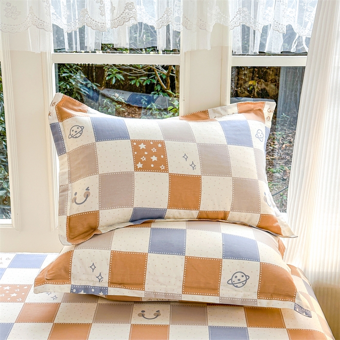 91家纺网 家纺一手货源 找家纺 帛织澜家纺 2026新款A类新疆全棉纯棉12868单品印花枕套系列（预留缩水，提供质检报告） 流浪星球