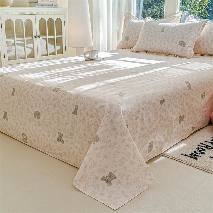 91家纺网 家纺一手货源 找家纺 帛织澜家纺 2026新款A类新疆全棉纯棉12868单品印花枕套系列（预留缩水，提供质检报告） 森林小镇