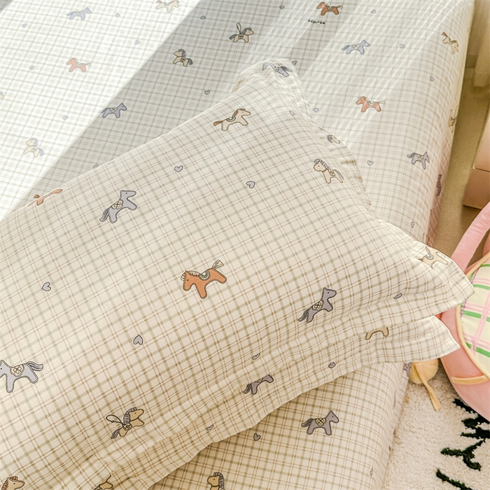 91家纺网 家纺一手货源 找家纺 帛织澜家纺 2026新款A类新疆全棉纯棉12868单品印花枕套系列（预留缩水，提供质检报告） 马到成功