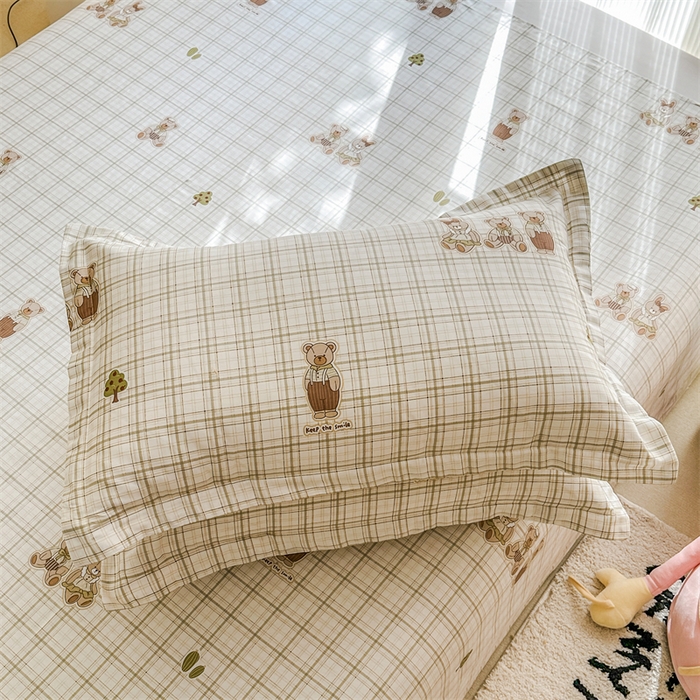 91家纺网 家纺一手货源 找家纺 帛织澜家纺 2026新款A类新疆全棉纯棉12868单品印花枕套系列（预留缩水，提供质检报告） 欢乐伙伴