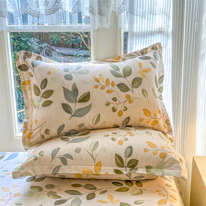 91家纺网 家纺一手货源 找家纺 帛织澜家纺 2026新款A类新疆全棉纯棉12868单品印花枕套系列（预留缩水，提供质检报告） 飘林